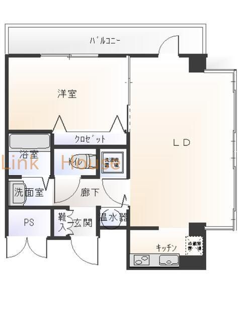 江戸川区東松本のマンションの間取り