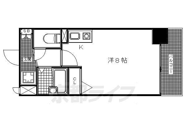 プレサンス京都清水の間取り