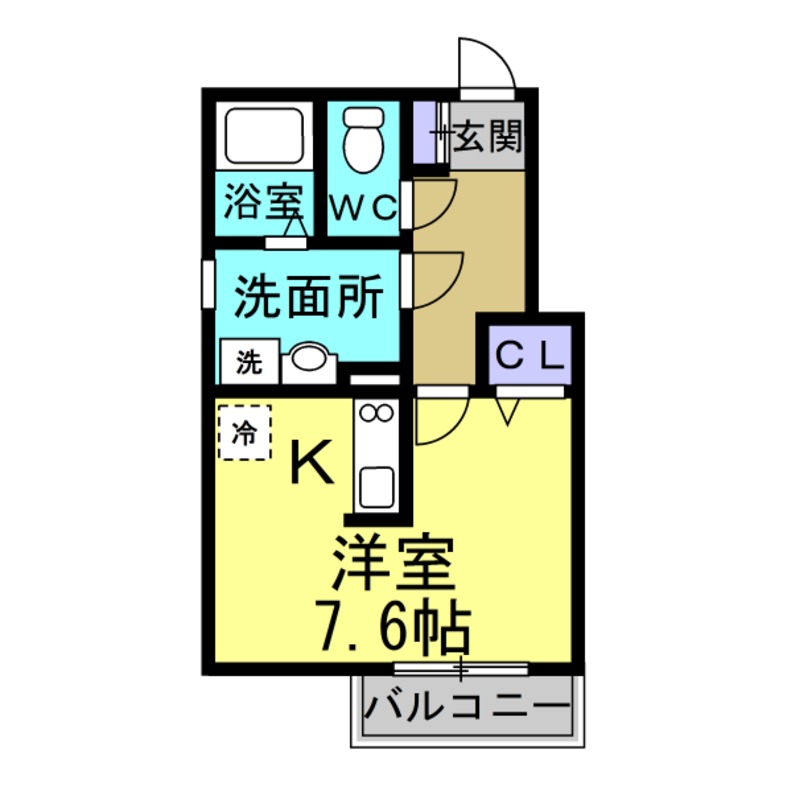 ベルゼ常滑の間取り