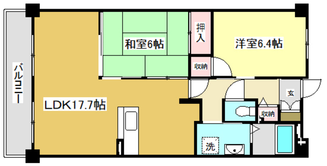 リヴィエール大高の間取り