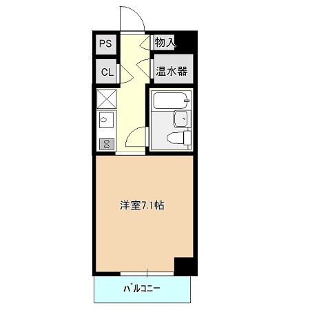 南大通桜苑ビルの間取り