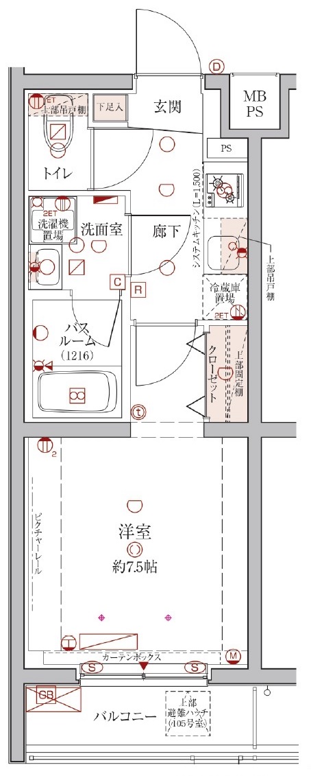 クレヴィスタ常盤台の間取り