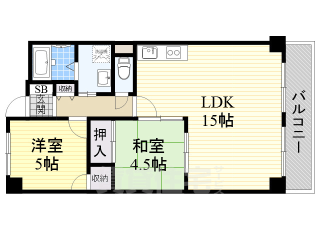 久光マンションの間取り