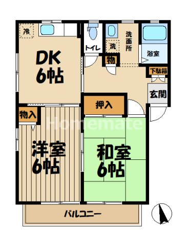 サンフルートの間取り