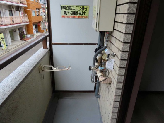 バルコニー　※別部屋の写真です