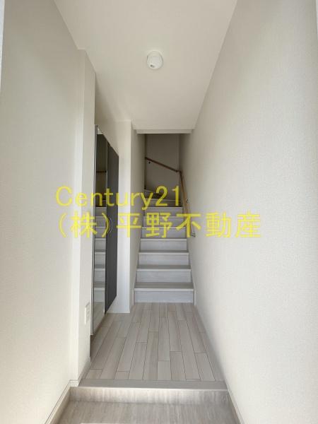 玄関　同建設会社施工の別物件です。