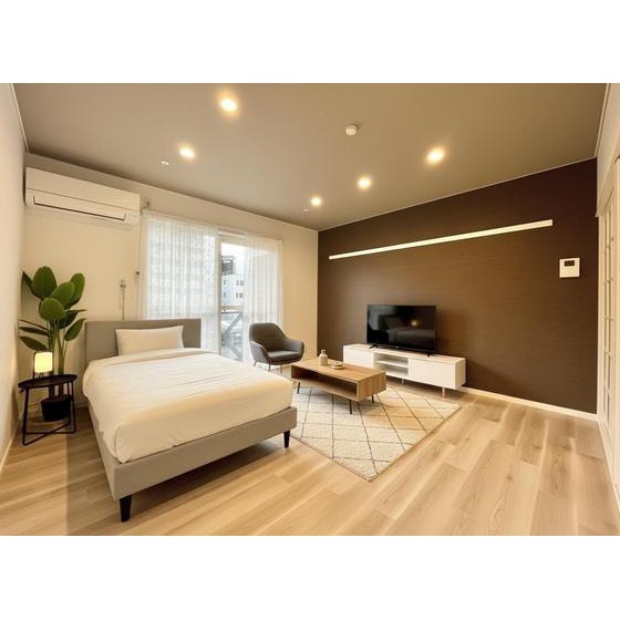 居室・リビング　画像はＣＧ加工しており家具、家電、小物類は付帯しません