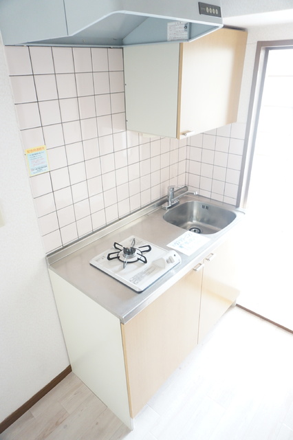 キッチン　一口ガスコンロ付きキッチンです