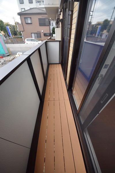 バルコニー　反転タイプのお部屋です。