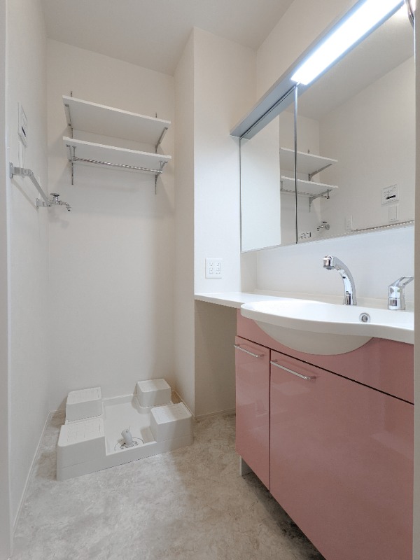 洗面設備　図面と現状に相違がある場合には現状を優先