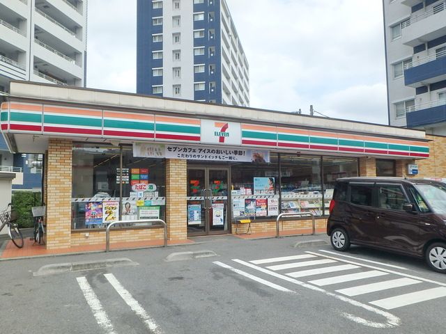 コンビニ　セブンイレブン川崎中原市ノ坪店（コンビニ）まで210m