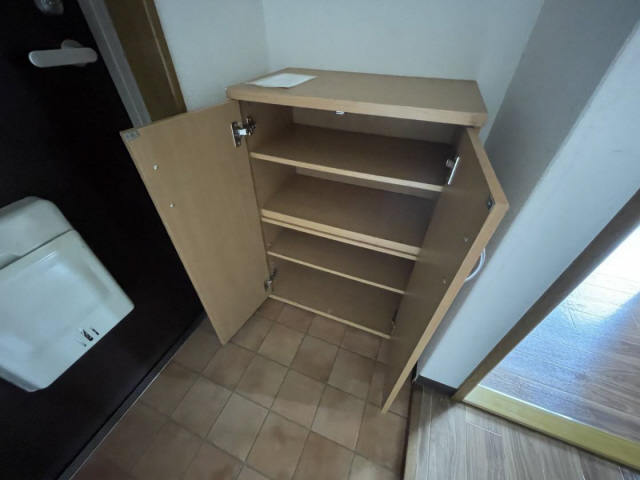 収納　たっぷりとした収納スペースです