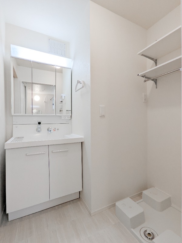 洗面設備　図面と現状に相違がある場合には現状を優先