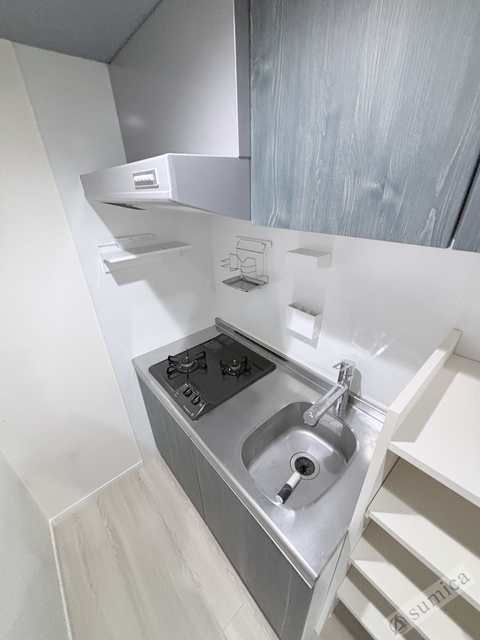 キッチン　２口システムキッチンでお料理楽しく♪♪