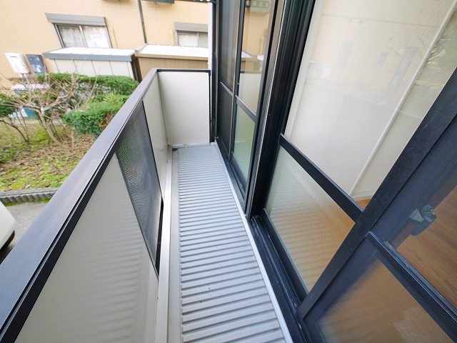 バルコニー　広々としたバルコニーです