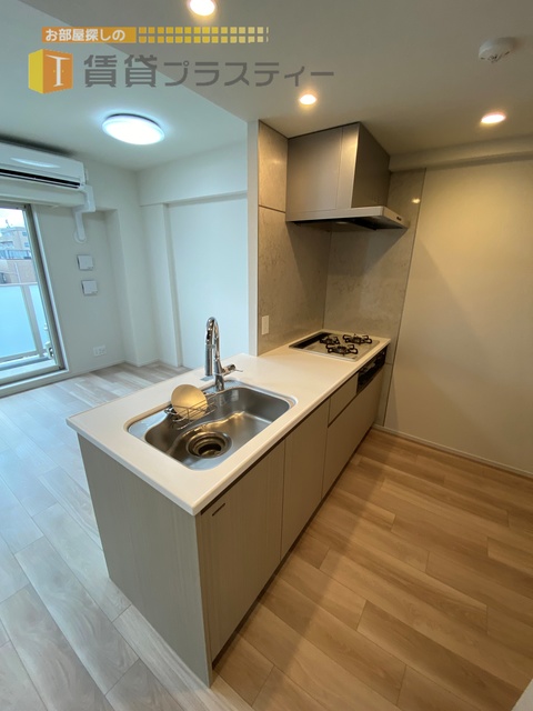 キッチン　憧れていたカウンターキッチン。