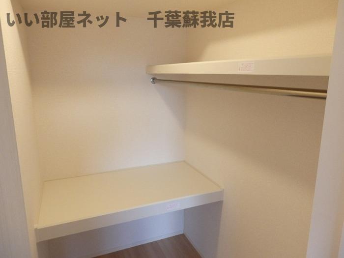 収納　たっぷりとした収納スペースです