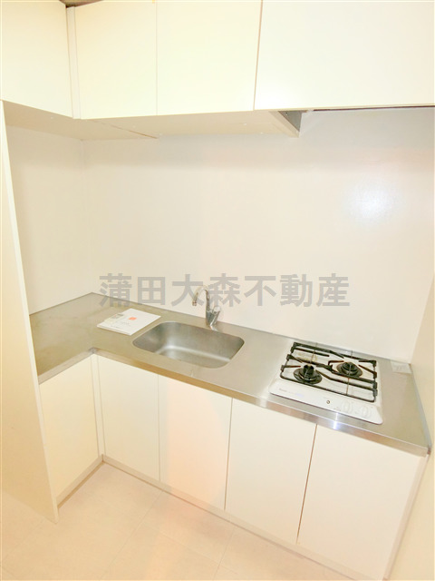 キッチン　２口ガス広めのシステムキッチン