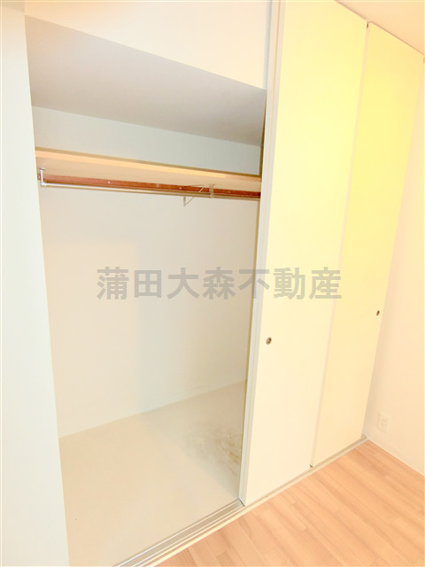 収納　幅、奥行きある収納クローゼット