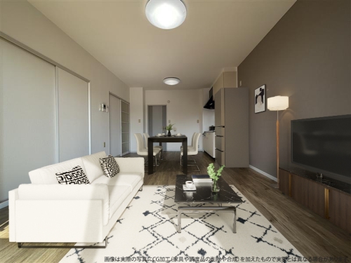 居室・リビング　家具家電はイメージです