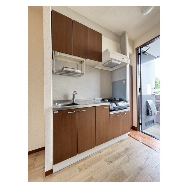 キッチン　無駄のないキッチンスペース