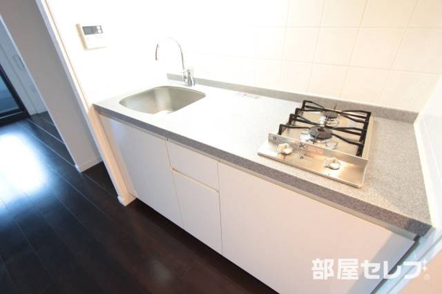 キッチン　ガスコンロ２口です