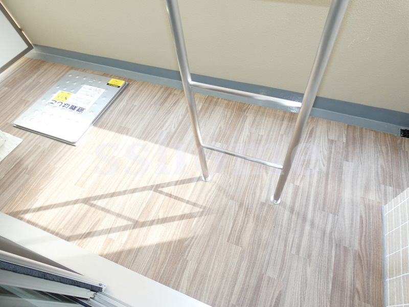 バルコニー　広々としたバルコニー