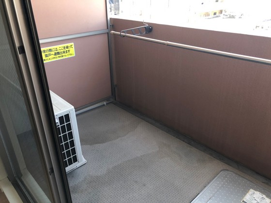 バルコニー　※別部屋の写真です