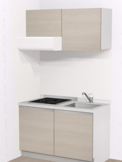 キッチン　色についてはお部屋により仕様が異なります