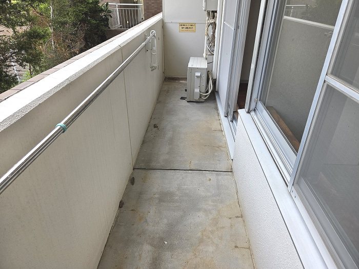 バルコニー　同物件別部屋参考写真です