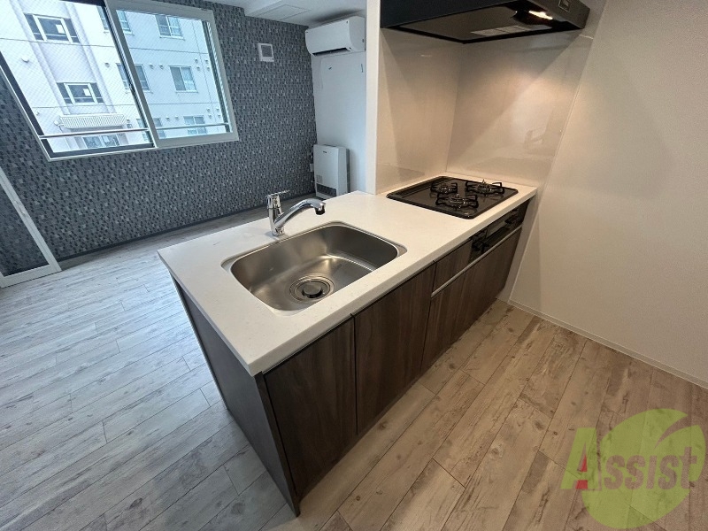 キッチン　システムキッチンなので、すぐお料理に使えます！