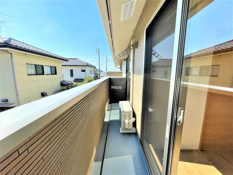 バルコニー　日当たり良好です。