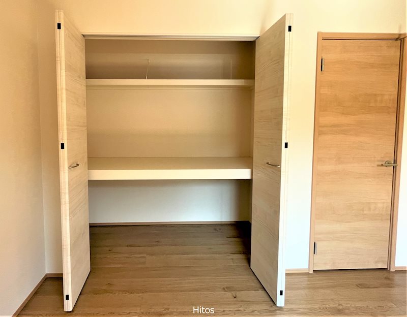 収納　ご家族の荷物をたっぷり収納可能です。