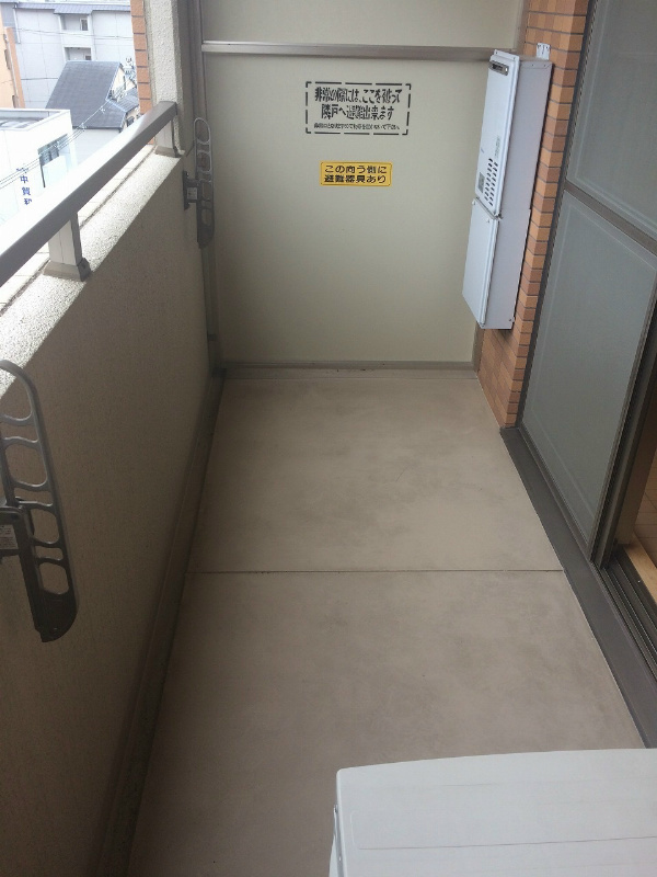 バルコニー　※別部屋のお写真になります