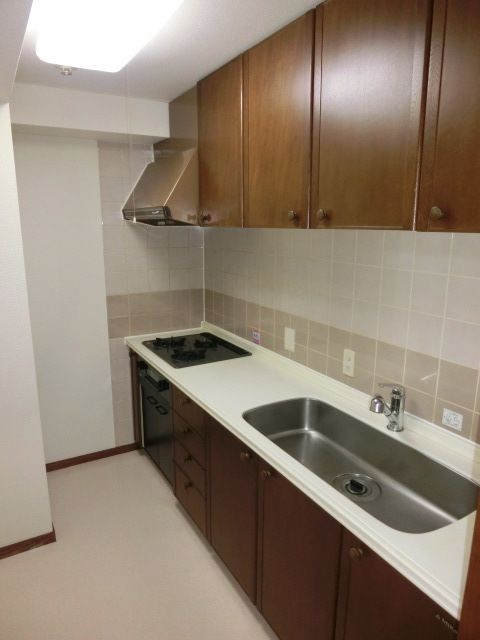 キッチン　3口コンロシステムキッチン