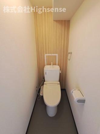 トイレ　ゆったりとした空間のトイレです