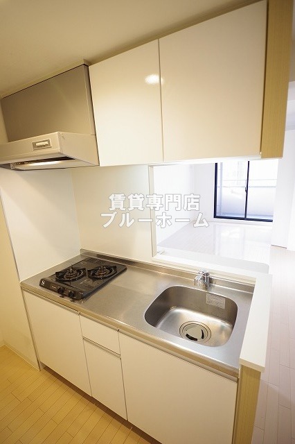 キッチン　2口コンロのカウンターキッチンです！