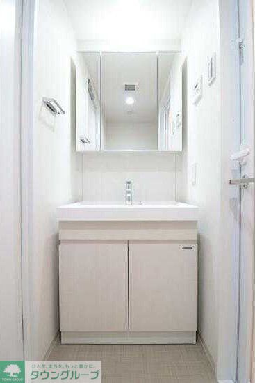 洗面設備　洗面*施工中、イメージ図