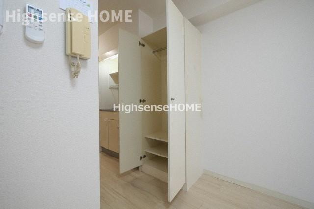 収納　たっぷりとした収納スペースです