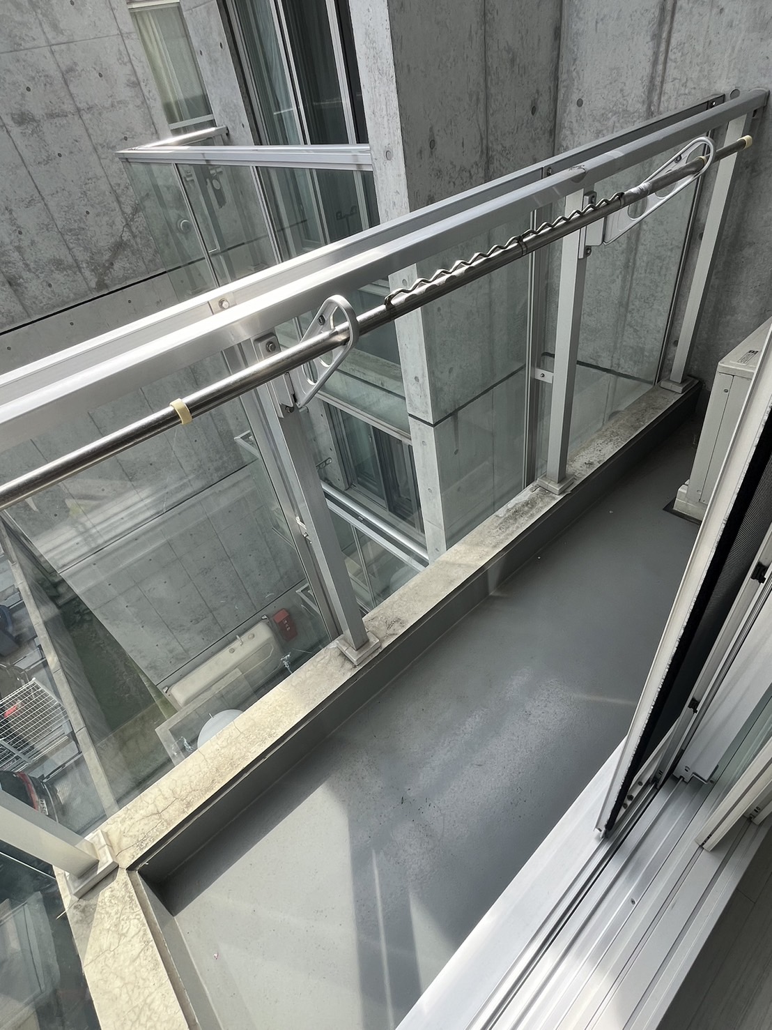 バルコニー　他号室の写真です。