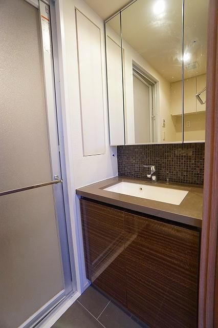 洗面設備　ザ・パークハビオ品川戸越