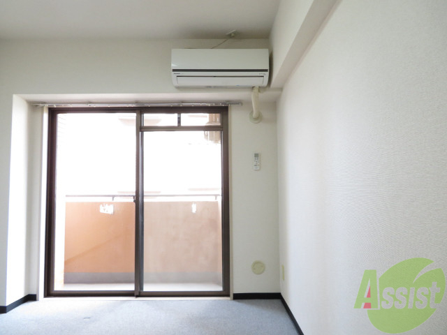 その他設備　ピカピカのエアコンが付いていました。寒暖対策ばっちり。