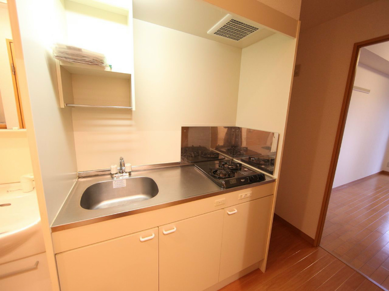 キッチン　システムキッチン（ガス2口コンロ付）