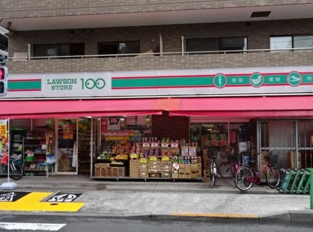 コンビニ　ローソンストア100中野新橋店（コンビニ）まで227m