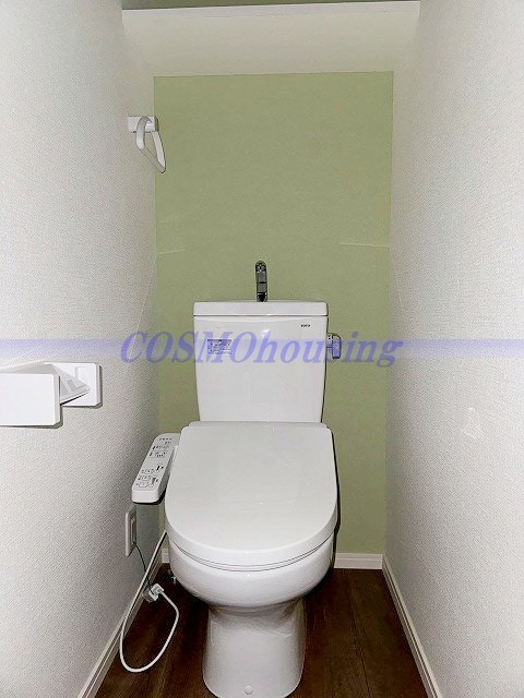 トイレ　別のお部屋写真です。床の色　トップグレー