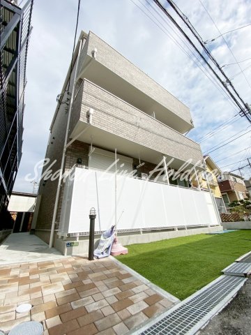 建物外観　駅まで平坦♪お洒落な新築アパート♪