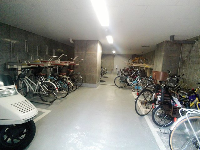 駐車場　駐輪場です。