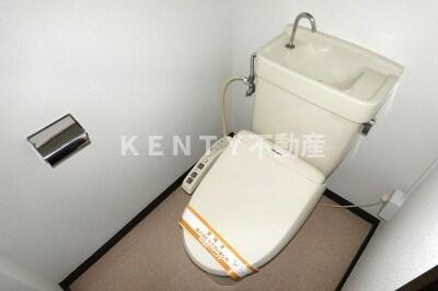 トイレ　ゆったりとした空間のトイレです