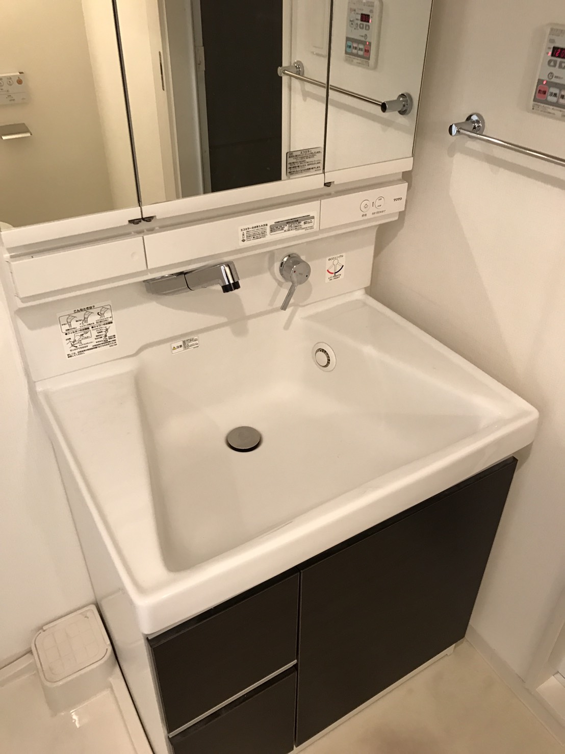 洗面設備　同タイプ別部屋参照