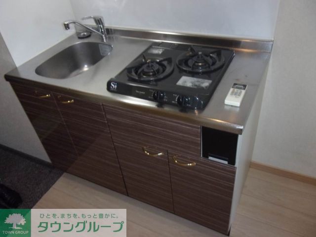 キッチン　システムキッチン（2口ガスコンロ）